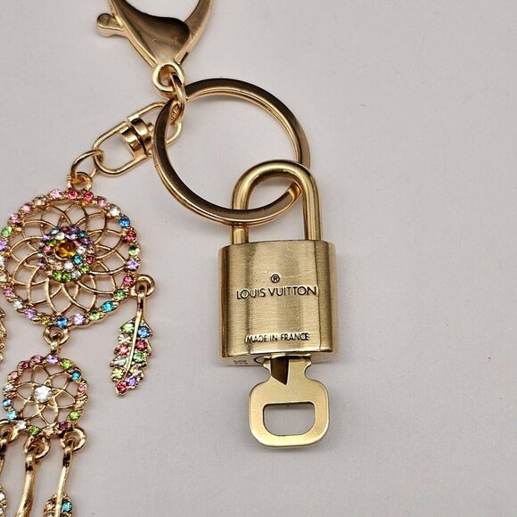Authentic Louis Vuitton Lock & Key with unbranded Bagcharm, Keycharm, Keychain - Picture 7 of 8